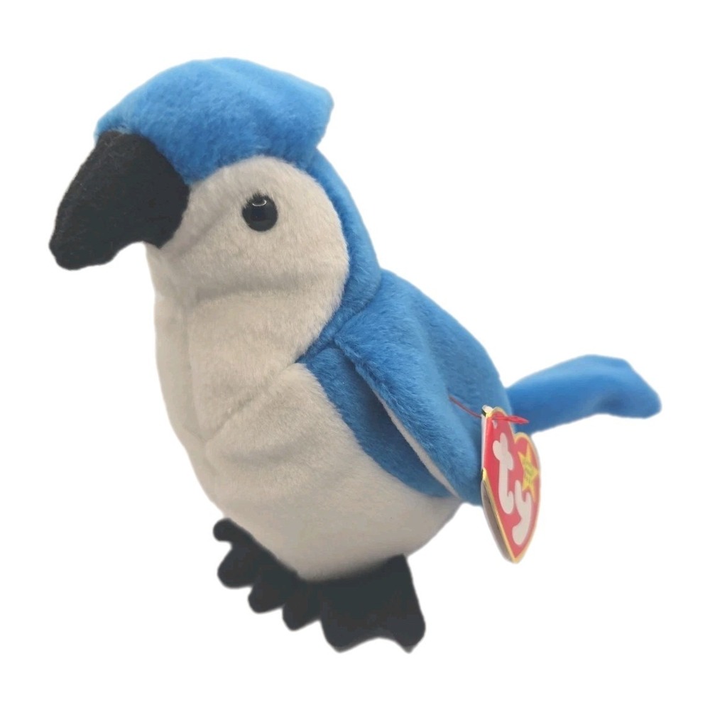 1998 Ty Beanie Baby‎ "Rocket" Retired Blue Jay BB15